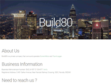 Tablet Screenshot of build80.com